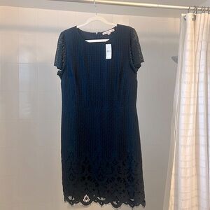 New navy blue dress from Loft